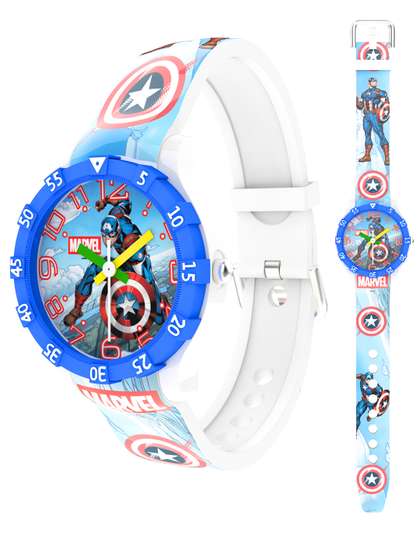 Spiky Boys Printed
                      Dial & Straps Analogue Watch SD03_RND_Captain