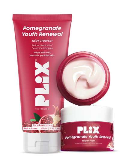 PLIX THE PLANT FIX
                        Set Of 2 Juicy Cleanser- 100 ml & Night
                        Cream- 50 g