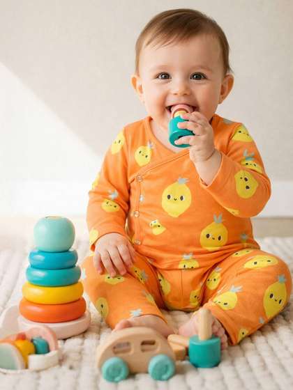 Somersault Boys Printed
                    T-shirt with Trousers