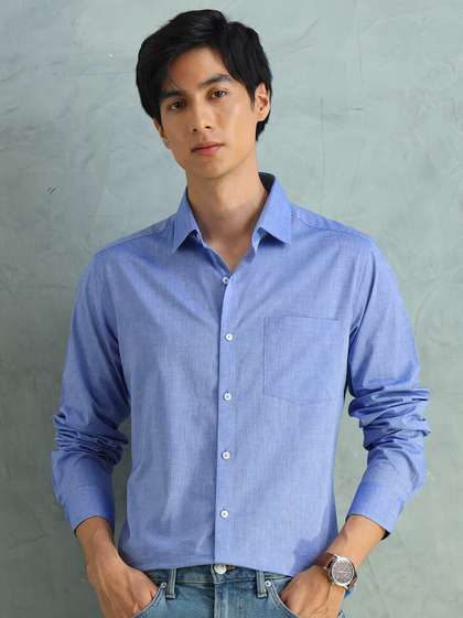 Arrow Men Pure
                          Cotton Manhattan Slim Fit Formal Shirt