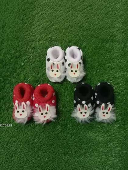 PEARSILK Unisex Kids
                      Cotton Booties