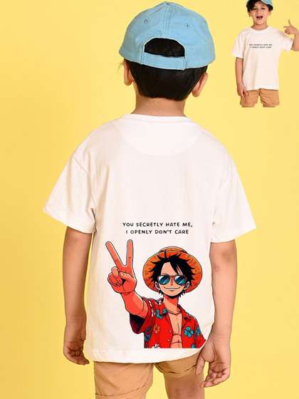 NUSYL Boys Typography
                    Printed Round Neck Tshirt