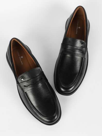 Louis Philippe Men
                          Premium Leather Breathable Light Weight Flat
                          Heel Casual Slip-on Shoes