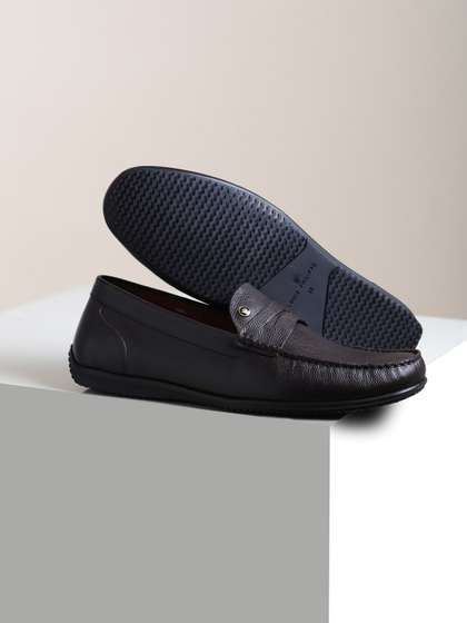 Louis Philippe Men
                          Premium Leather Breathable Anti Slip Flat Heel
                          Formal Loafers