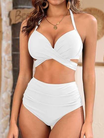 Bananhot Halter
                          Neck Swim Bikini Set