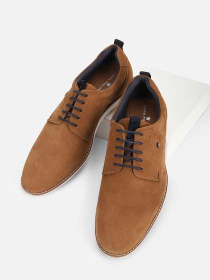 Louis Philippe Men
                          Premium Leather Breathable Anti Slip Flat Heel
                          Casual Lace Up Shoes