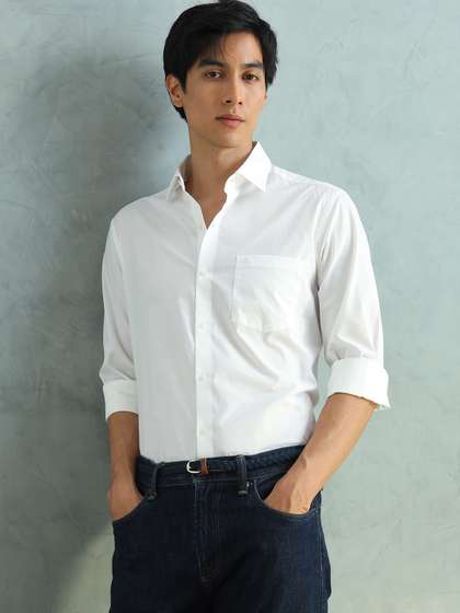 Arrow Pure Cotton
                        Manhattan Slim Fit Formal Shirt