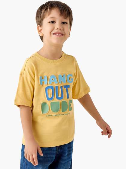 Juniors by Babyshop Boys
                    Printed Cotton Tshirts