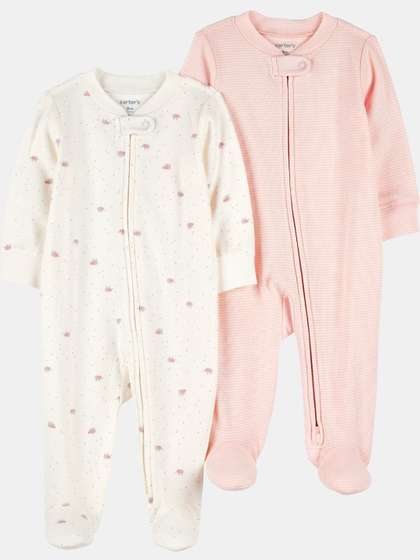 Carter's Girls Pack of 2
                    Printed Sleepsuit