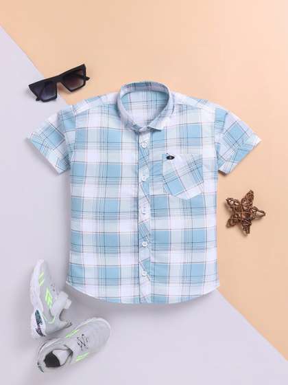 Blushh Berry Boys
                    Checked Casual Shirt