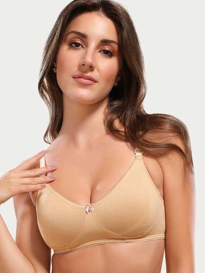 Enamor Non Padded
                        Non-Wired Full Coverage Comfort Shaper with
                        Removable Straps T-Shirt Bra