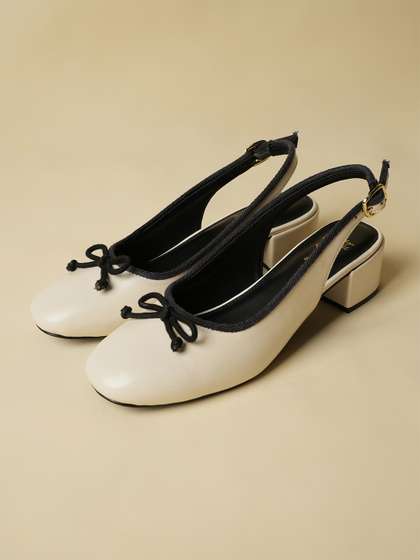 Theater Doris
                          White Mary Jane Heels