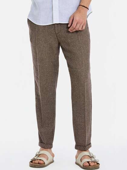 Snitch Men Textured
                        Trousers