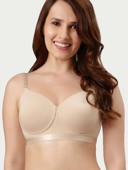Enamor Padded
                        Non-Wired Full Coverage Fab Cool Technology
                        Antimicrobial T-Shirt Bra