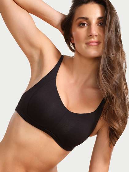 Enamor
                          Intellifresh Eco-Antimicrobial Cotton
                          Minimizer Bra A058