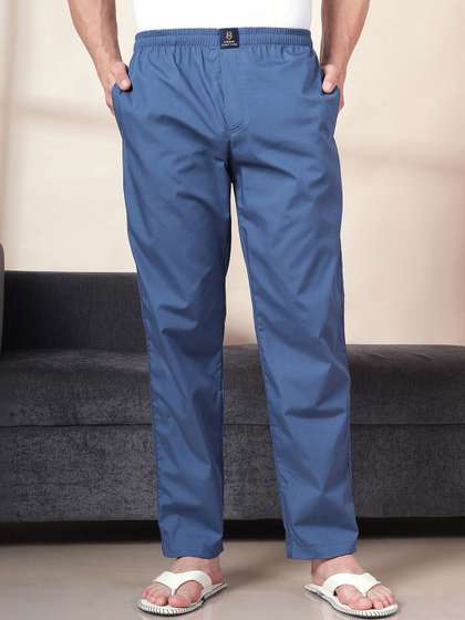 URBAN SCOTTISH
                        Cotton Mid-Rise Straight Lounge Pants