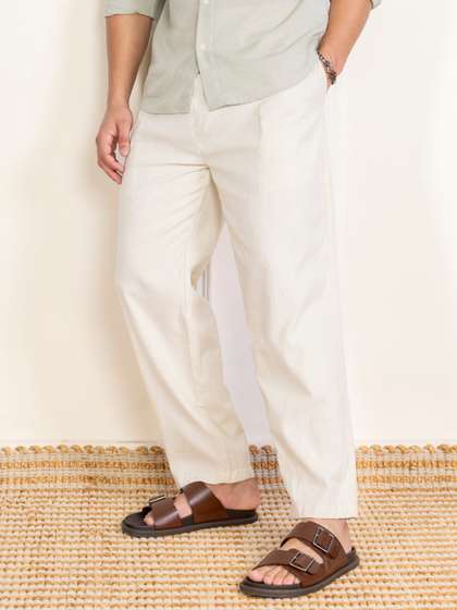 HOPE House of Pure
                        Eco Men Pure Cotton Breathable Straight Lounge
                        Pants
