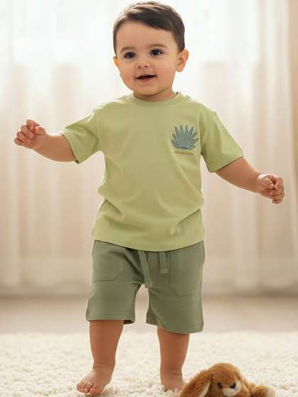 Juniors by Babyshop
                      Boys Printed T-shirt with Shorts