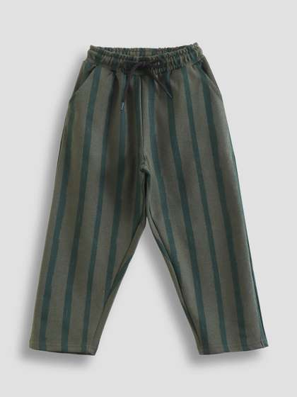 YUV Boys Relaxed Fit
                    Striped Joggers