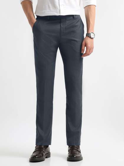 Arrow Men Hudson
                        Tailored Fit Formal Trousers