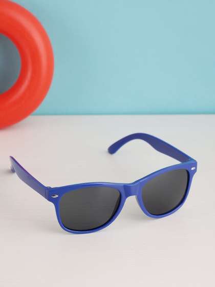 PASSION PETALS Unisex
                    Kids Black Wayfarer Sunglasses with