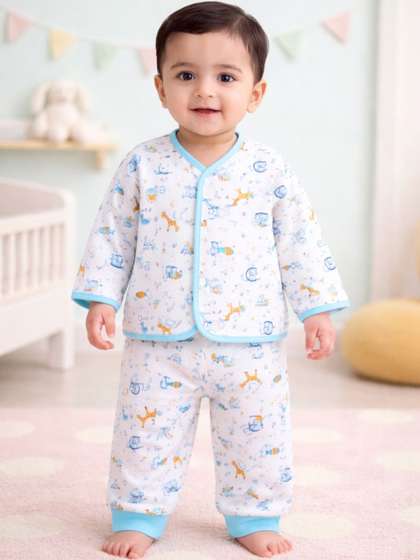 Little Angels
                            Baby Cotton Printed Top & Pyjama
                            Clothing Set