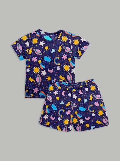 LITBABY Kids Printed
                      Nightdress