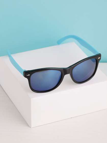 PASSION PETALS Unisex
                    Kids Black Wayfarer Sunglasses with