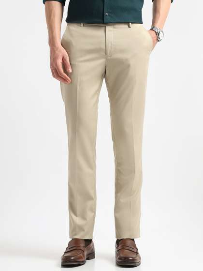 Arrow Men Hudson
                        Tailored Fit Formal Trousers