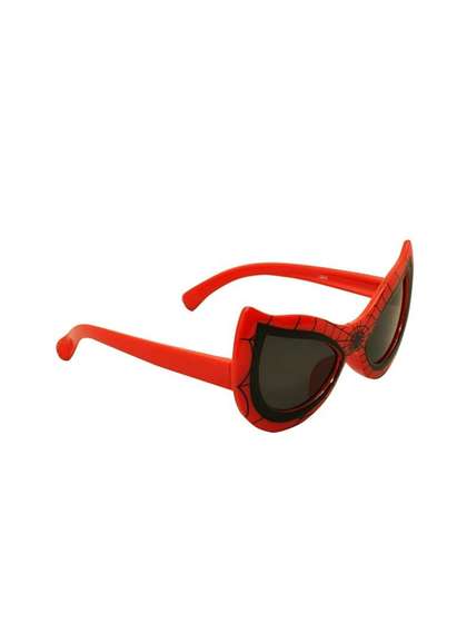 SPADEACES Unisex Boys
                    Lens & Red Cateye Sunglasses with