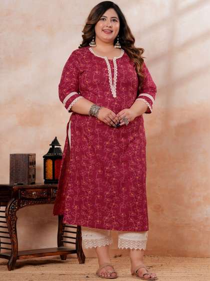 Wilshire Women
                        Floral Printed Floral Kurta