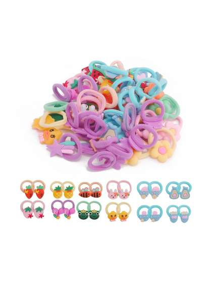 NEOBABY Girls
                    Embellished Ponytail Holders
