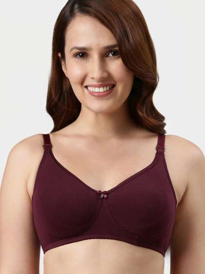 Enamor Non Padded
                        Non-Wired Full Coverage Comfort Shaper with
                        Removable Straps T-Shirt Bra