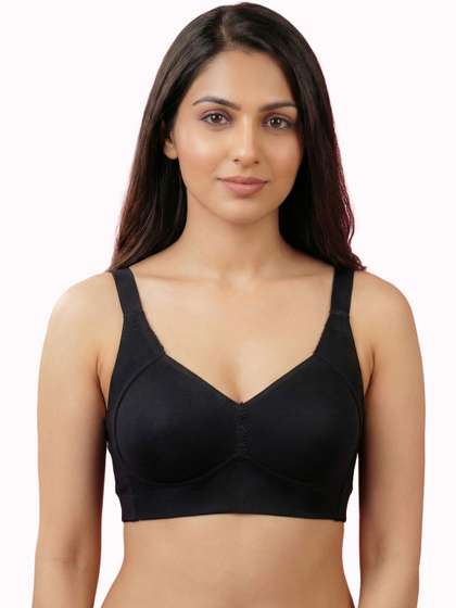 Invisi-Soft
                        Plus-Size Cotton Padded Non-Wired Full Coverage
                        Everyday Minimiser Bonded Bra