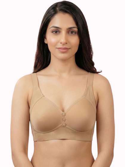 Invisi-Soft
                        Plus-Size Cotton Padded Non-Wired Full Coverage
                        Everyday Minimiser Bonded Bra