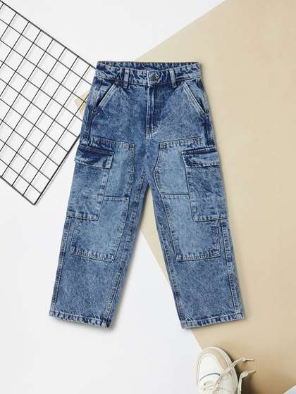 max Boys Regular Fit
                    Mid-Rise Heavy Fade Stretchable Jeans