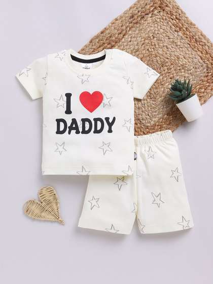YK X Tinyo Boys
                      Printed T-shirt with Shorts