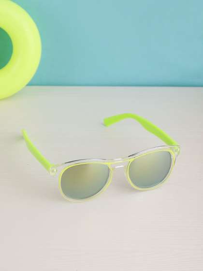 PASSION PETALS Unisex
                    Kids Mirrored Round Sunglasses with