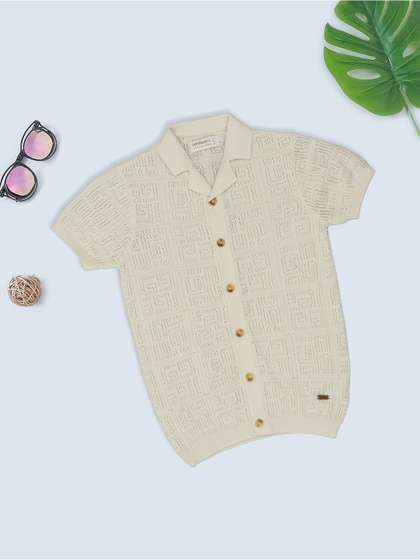 Pantaloons Junior Boys
                    Semi Sheer Casual Shirt