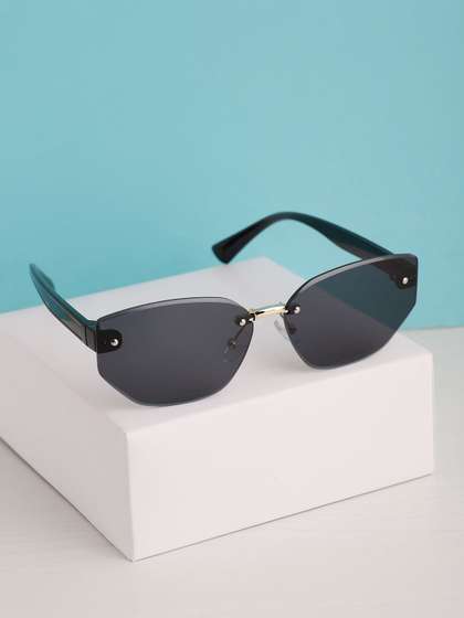 PASSION PETALS Unisex
                    Kids Black Aviator Sunglasses