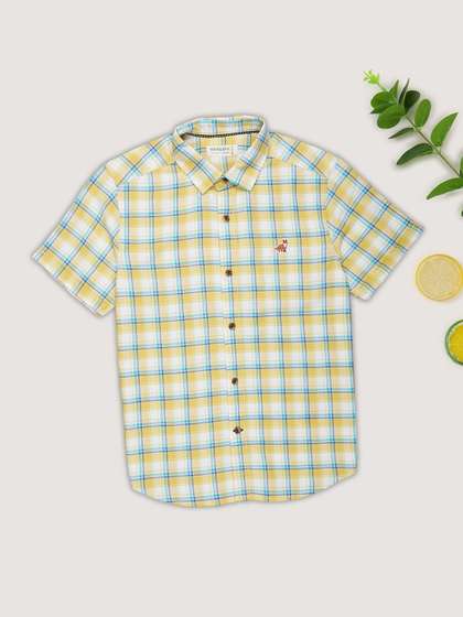 Pantaloons Junior Boys
                      Checked Casual Shirt