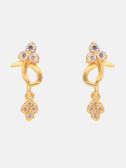 C KRISHNIAH CHETTY
                        JEWELLERS PVT LTD 22K Gold Stud Earring Gold -
                        1.26 g