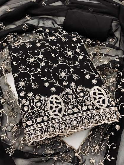 HMP Fashion
                        Embroidered Unstitched Dress Material