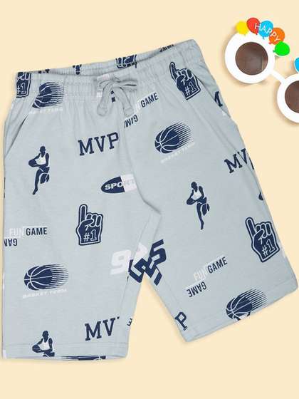 Pantaloons Junior Boys
                    Graphic Printed Mid-Rise Sports Shorts