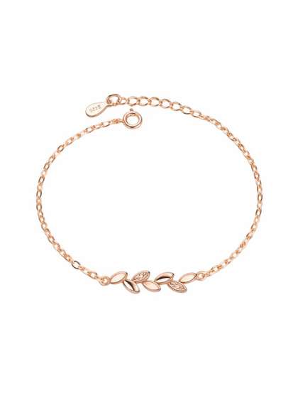 Nilu's Collection
                        Women Cubic Zirconia Silver-Plated Charm
                        Bracelet