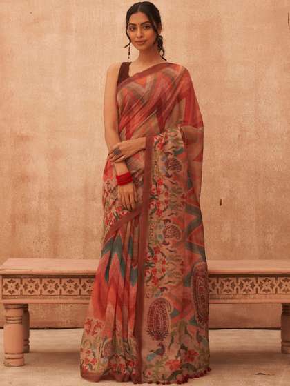 Ekana Ethnic Motifs
                        Pure Cotton Designer Saree