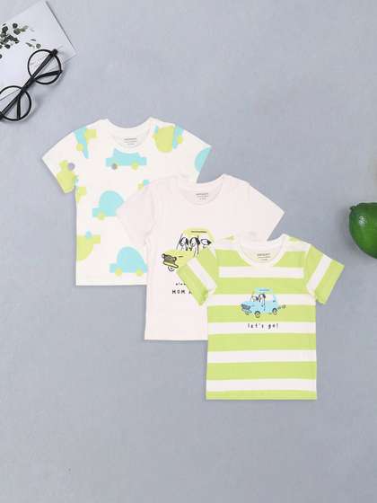 Pantaloons Baby Boys
                    Pack of 3 Printed T-shirt