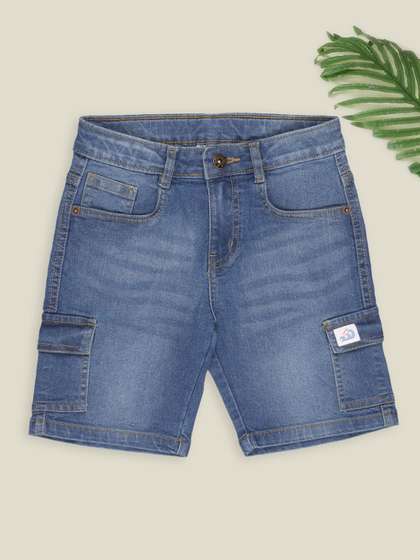Pantaloons Junior Boys
                    Washed Cotton Cargo Shorts