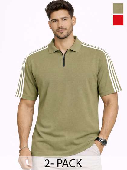 Organic Chics Men Polo Collar T-shirt