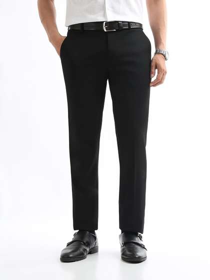 Arrow Men Hudson
                        Tailored Fit Formal Trousers